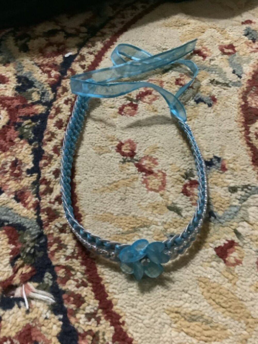 Light Blue Handmade Pop Tabs Headband